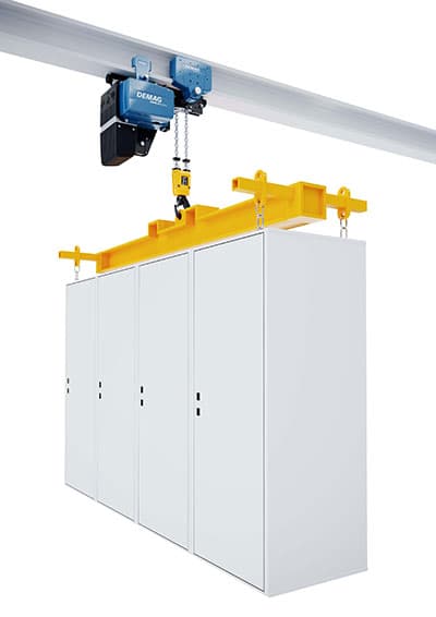 Chain hoist with KDC low-headroom travelling hoist video