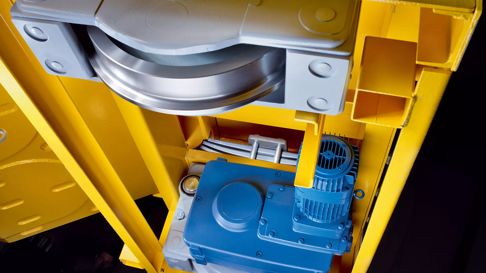 Offset geared motors