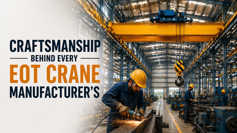 The Craftsmanship Behind Every EOT Crane Manufacturer's Build