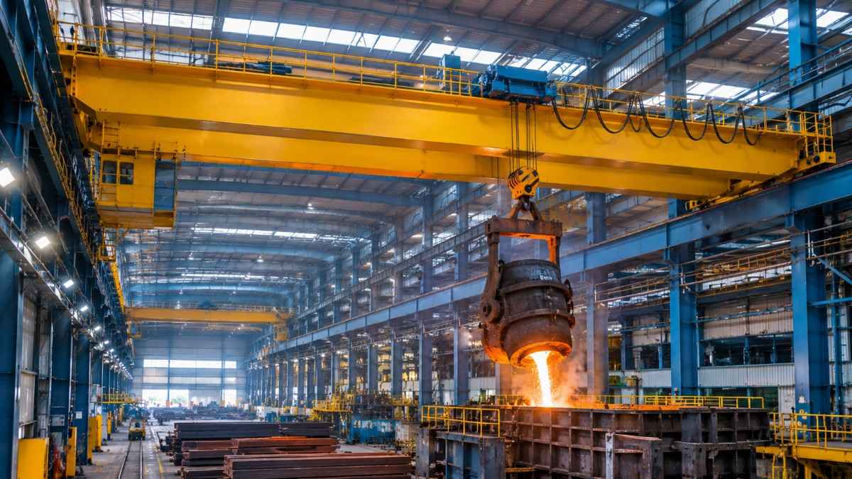 Overhead Crane for Steel Plant
