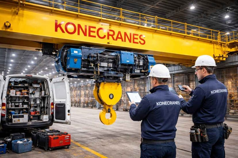 How KONE Cranes Service Keeps Heavy Industry Running