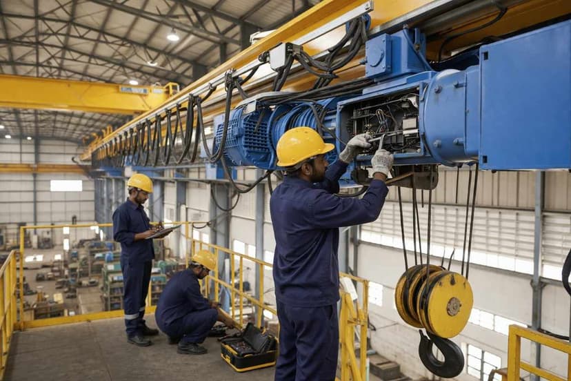 What Does a Complete DEMAG and KONE Cranes Service Include