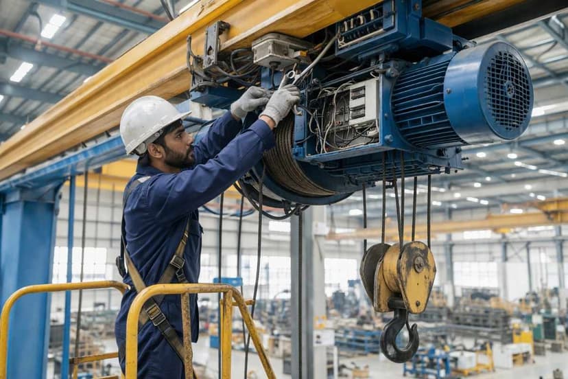 What Does a Professional Demag Crane Service Actually Cover