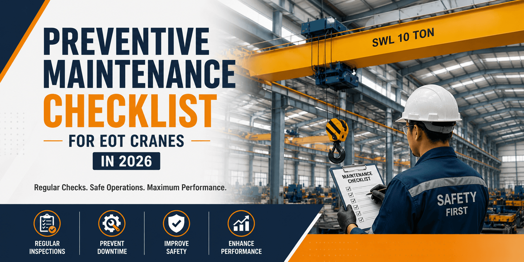 Preventive Maintenance Checklist for EOT Cranes in 2026