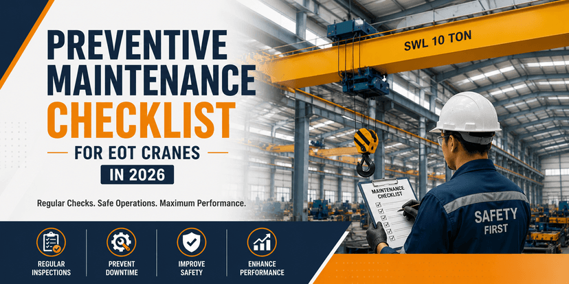 Preventive Maintenance Checklist for EOT Cranes in 2026