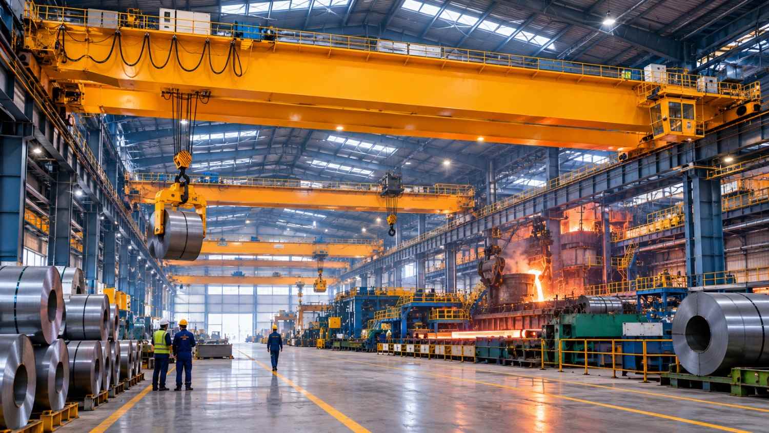 Top 5 Crane Manufacturers for Steel Plants in India