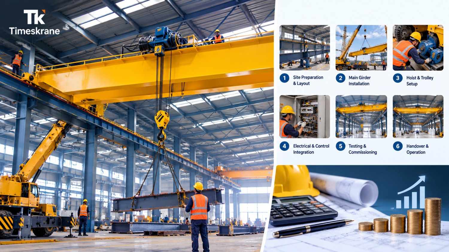 EOT Crane Installation Process and Cost in India